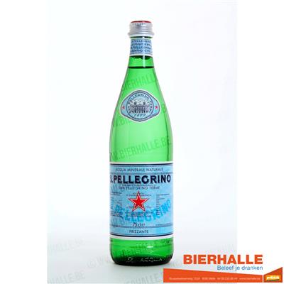 SAN PELLEGRINO 75CL *GLAS *SPUIT