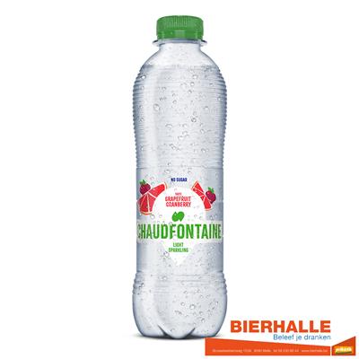 ...CHAUDFONTAINE POMPELMOES-CRANBERRY 50CL *PET *LICHT BRUISEND