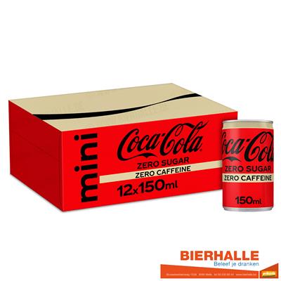 COKE ZERO CAFFEINE 15CL BLIK