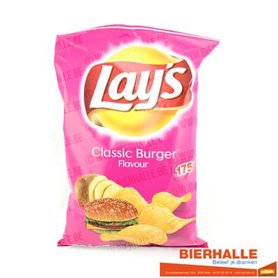 LAY CHIPS BURGER 175GR *CLASSIC FLAVOUR