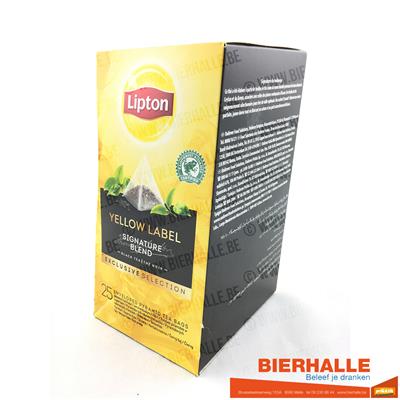 LIPTON YELLOW LABEL SIGNATURE BLEND 25ST BLACK TEA