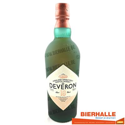 WHISKY THE DEVERON 18 YEARS 70CL  40%