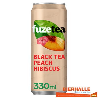 FUZETEA PEACH HIBISCUS BLACK TEA 33CL BLIK