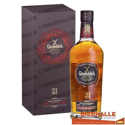 WHISKY GLENFIDDICH 21J SINGLE MALT RESERVA 70CL 