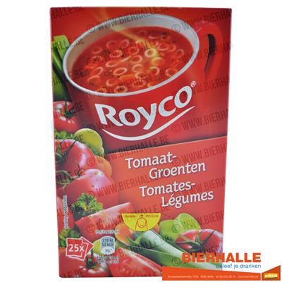 ROYCO MINUTE SOUP TOMAAT-GROENTEN 25 STUKS