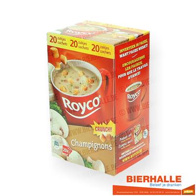 ROYCO MINUTE SOUP CHAMPIGNON +KORST 20 STUKS