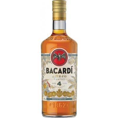 RUM BACARDI ANEJO CUATRO 1L 40%