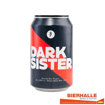 DARK SISTER BLACK IPA 33CL BLIK 6,66%
