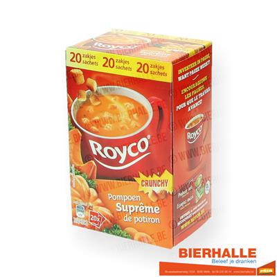 ROYCO MINUTE SOUP POMPOEN SUPREME 20 STUKS