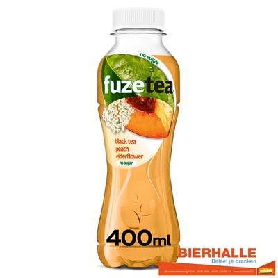 FUZETEA BLACK TEA-PEACH-ELDERFLOWER 40CL NO SUGAR