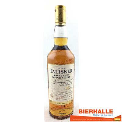 WHISKY TALISKER SINGLE MALT 18 YEARS 70CL 45.8%