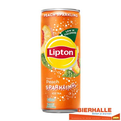 LIPTON ICE TEA PERZIK 25CL BLIK SPARKLING