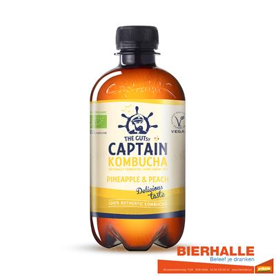 CAPTAIN KOMBUCHA PINEAPPLE PEACH SPLASH 40CL BIO