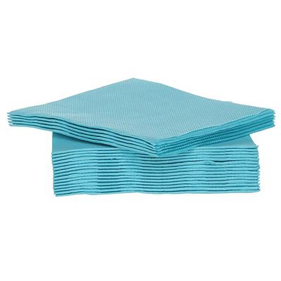 SERVIETTEN COSY & TRENDY TURQUOIS 25X25CM  40STUKS