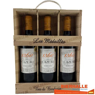 KIST CHATEAU CAZEAU 3X75CL BORDEAUX 1560 *18